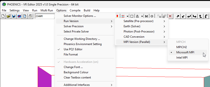 Select MPI for computations