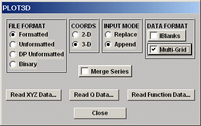 IMAGE: FIELDVIEW
    PLOT3D Dialog