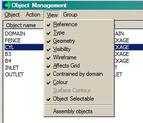 Image:Object
Management View Menu