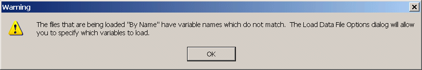 IMAGE: TECPLOT data
    loader warning dialog