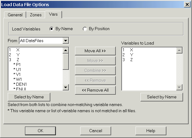 IMAGE: TECPLOT data
    loader dialog
